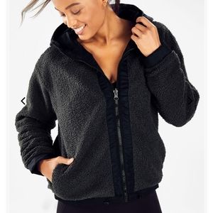Fabletics Reversible Fleece Jacket - M